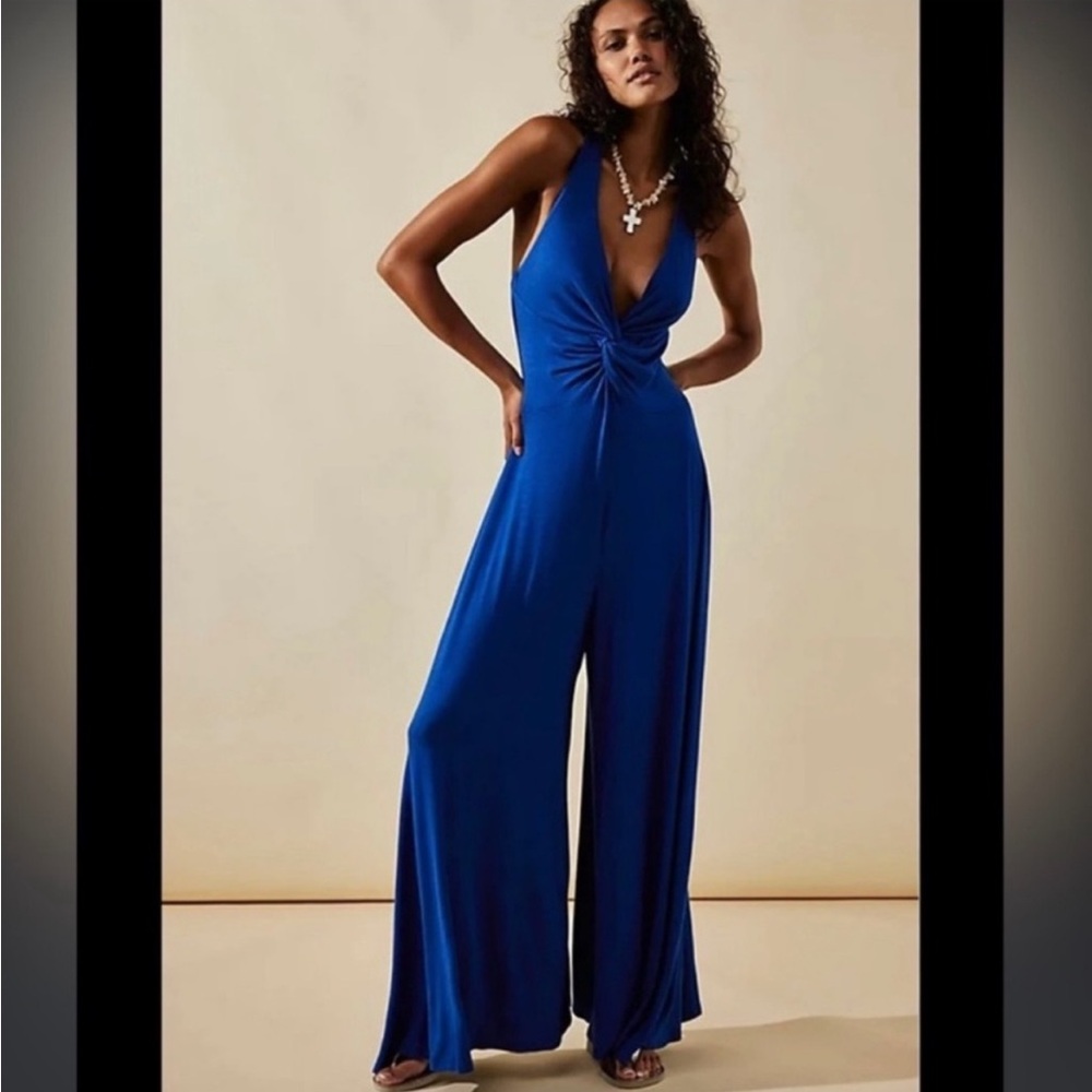 Free People Beach - Harlow Jumpsuit - Color Royal Neon